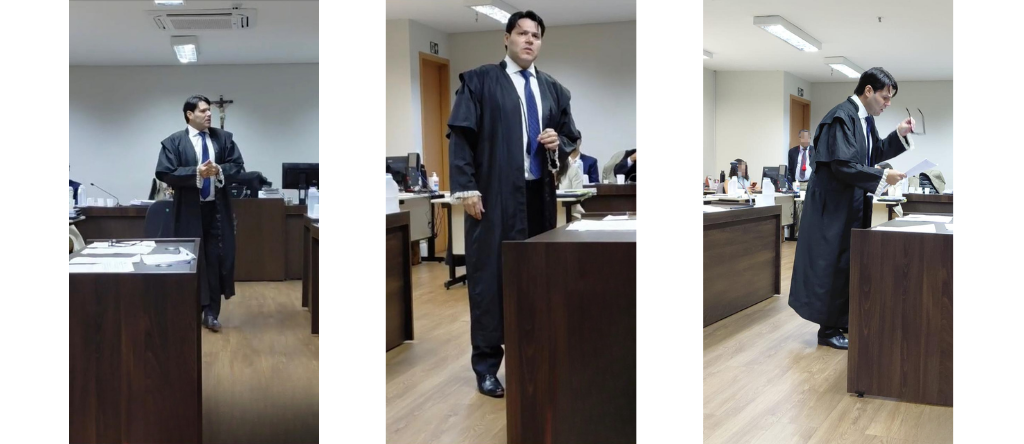 Advogado Criminalista Anderson Marques atuando no Tribunal do Juri